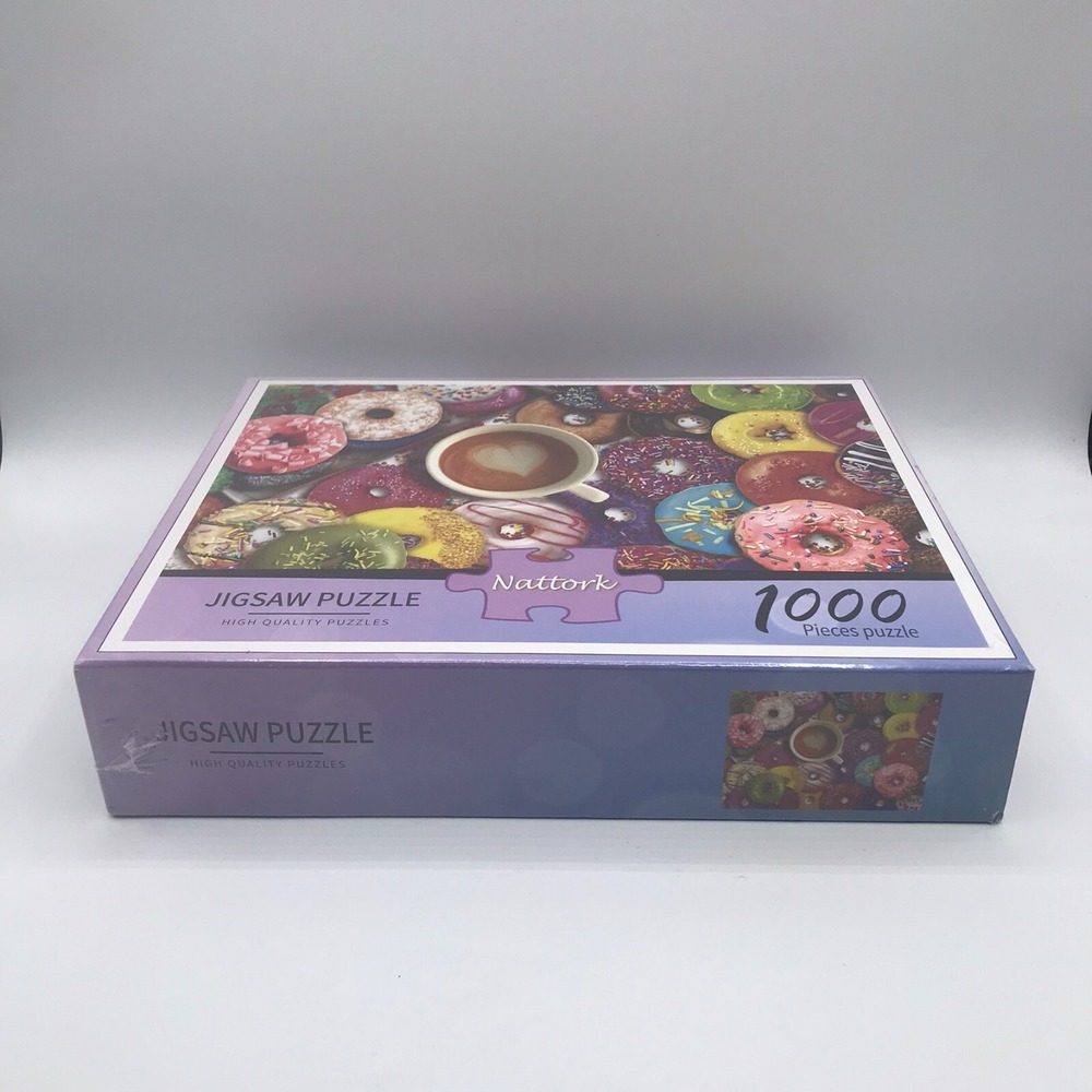 Nattork Delicious Donuts 1000 Piece Puzzle-NEW SEALED - Picture 5 of 6